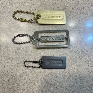 Coach Hangtags- lot of 3